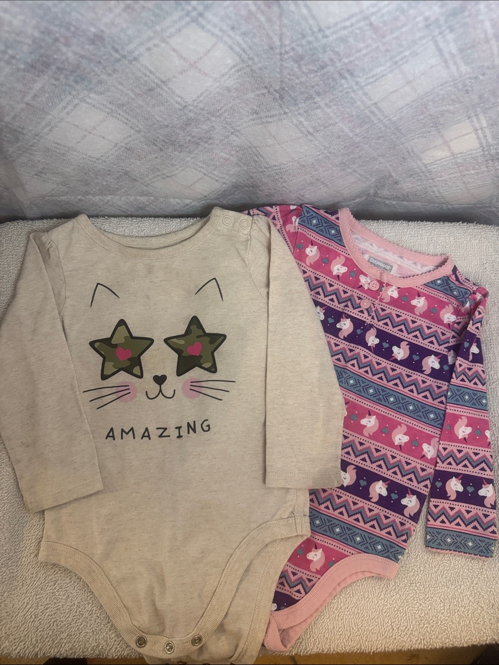 Two Garanimals Girl's Onsies